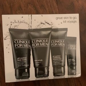 Brand new sealed clinique for men skin set